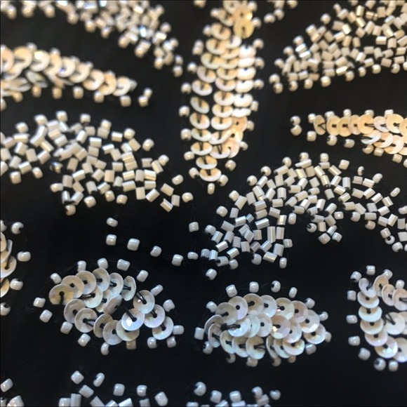 Landmark Beaded Silk Mini Dress Made in India 2 - Picture 5 of 10